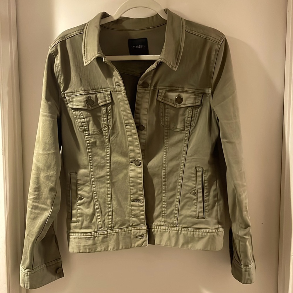 Liverpool green Jean jacket